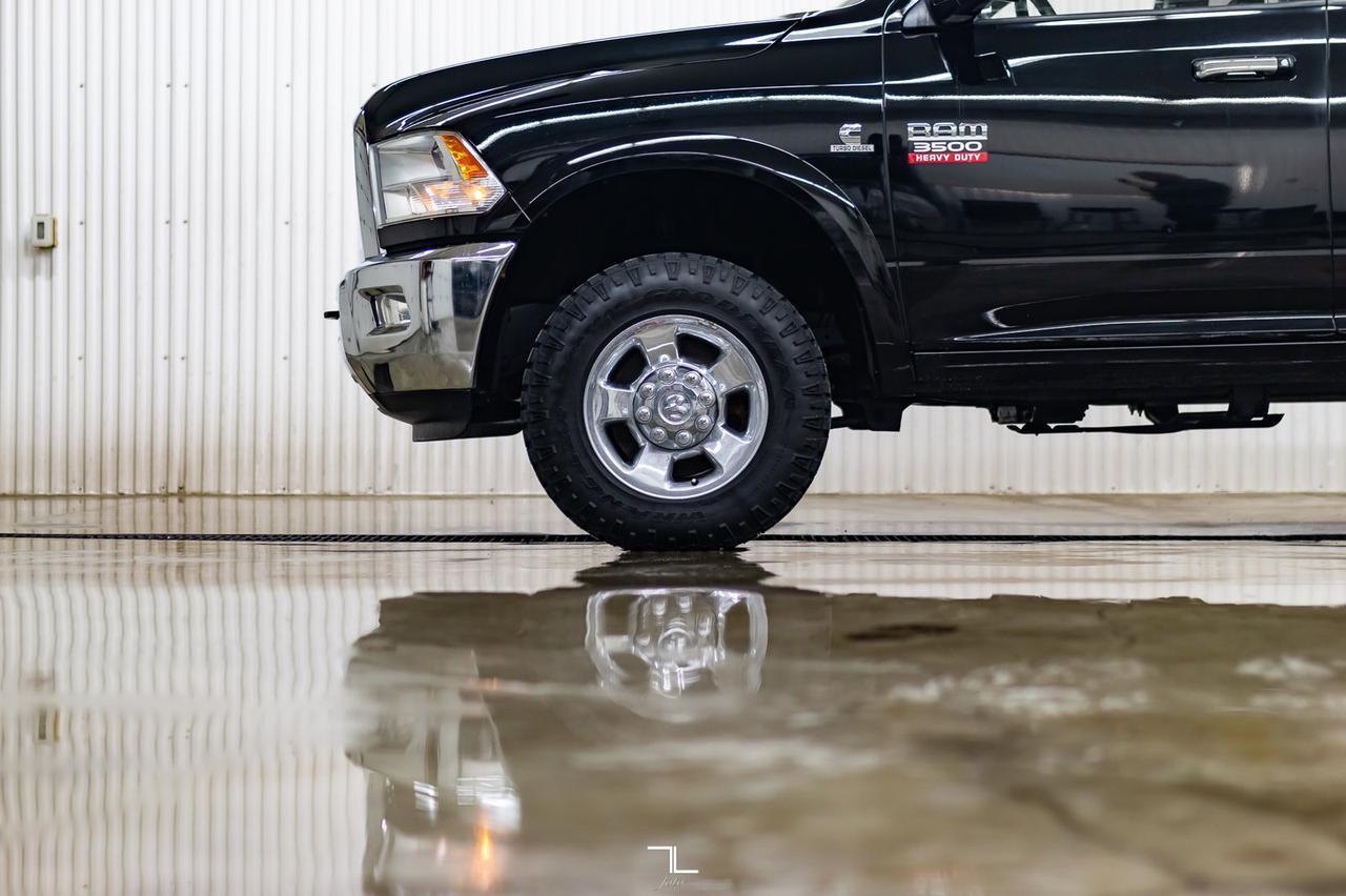 2012 Ram 3500 4x4 Crew Cab Laramie Diesel Leather Roof Nav Red Deer AB