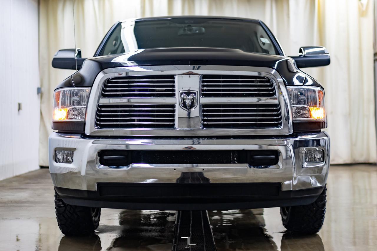 2012 Ram 3500 4x4 Crew Cab Laramie Diesel Leather Roof Nav Red Deer AB