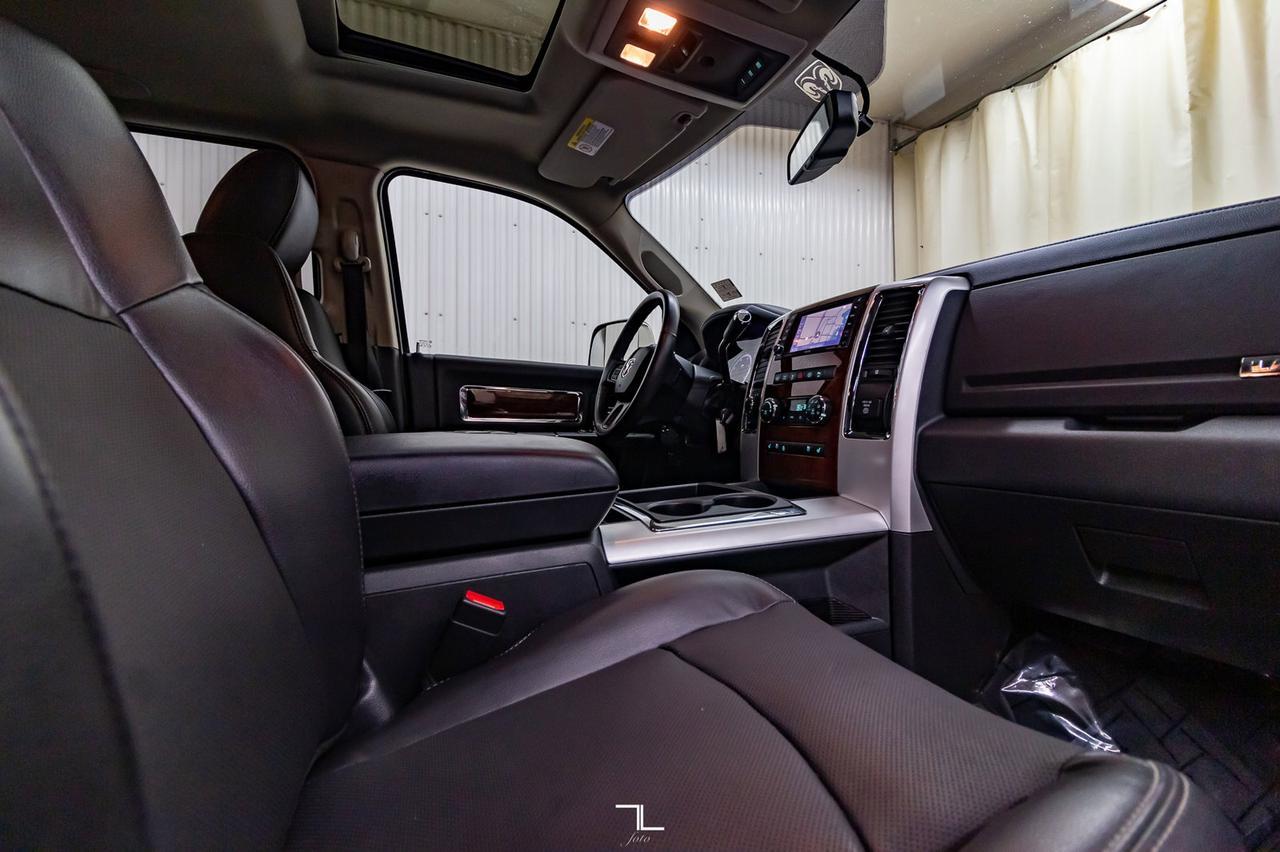 2012 Ram 3500 4x4 Crew Cab Laramie Diesel Leather Roof Nav Red Deer AB