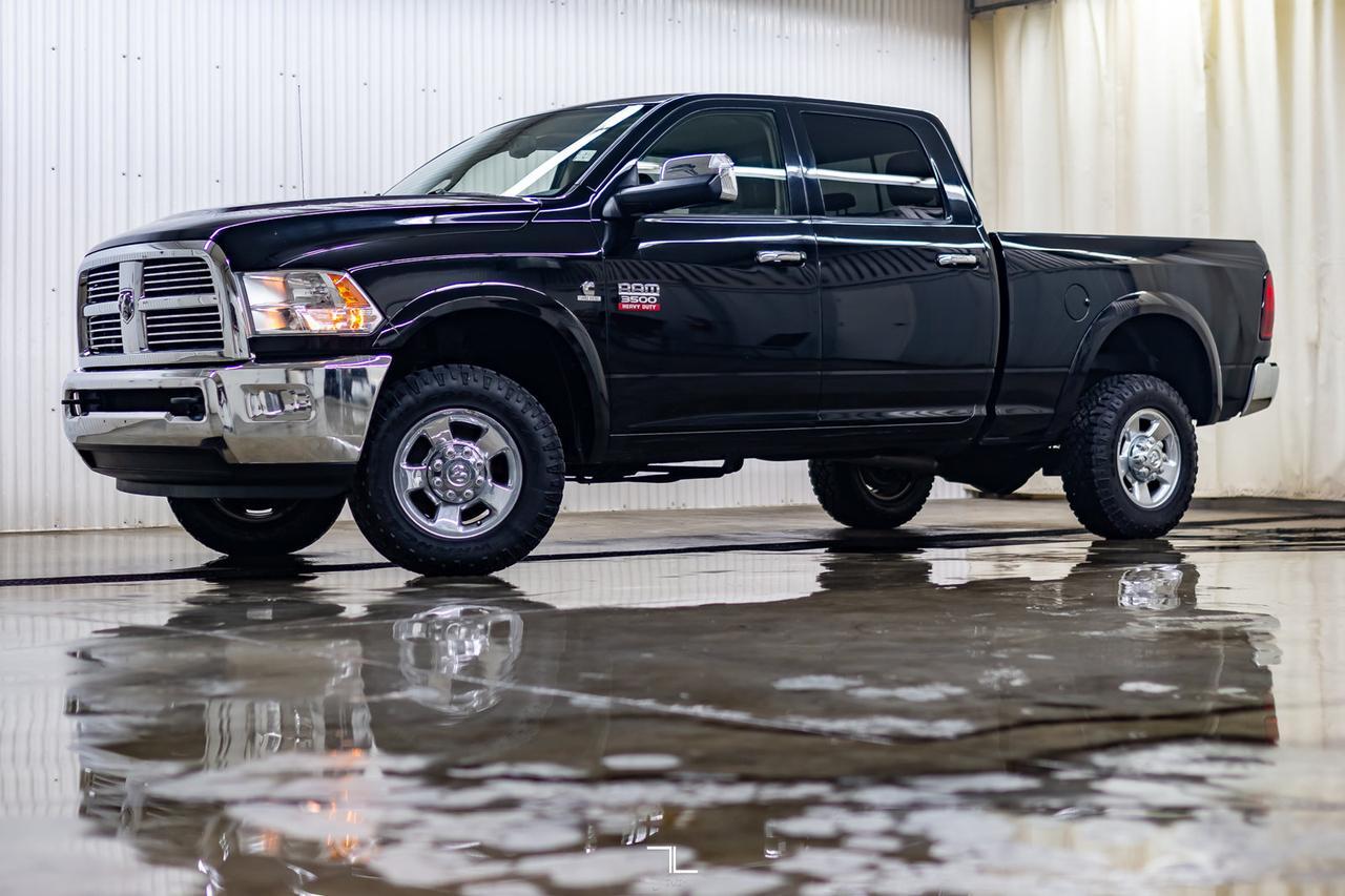 2012 Ram 3500 4x4 Crew Cab Laramie Diesel Leather Roof Nav Red Deer AB