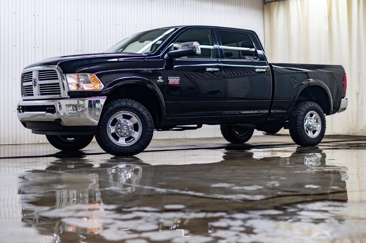 2012 Ram 3500 4x4 Crew Cab Laramie Diesel Leather Roof Nav Red Deer AB