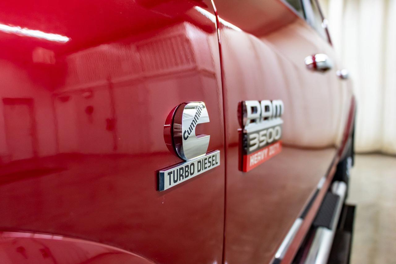 2012 Ram 3500 4x4 Crew Cab Laramie Diesel Leather Roof Nav Red Deer AB