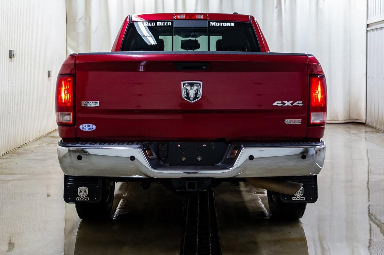 2012 Ram 3500 4x4 Crew Cab Laramie Diesel Leather Roof Nav Red Deer AB