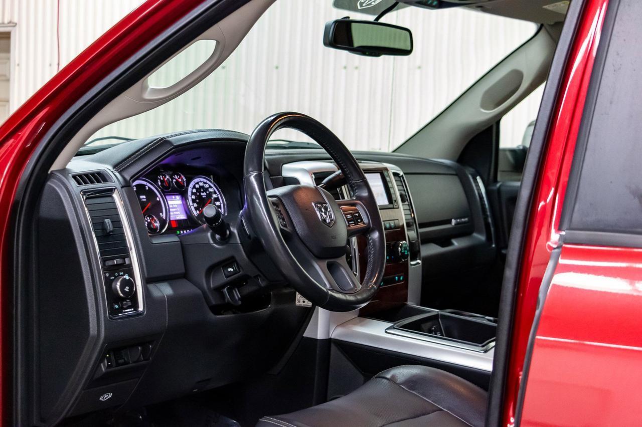 2012 Ram 3500 4x4 Crew Cab Laramie Diesel Leather Roof Nav Red Deer AB