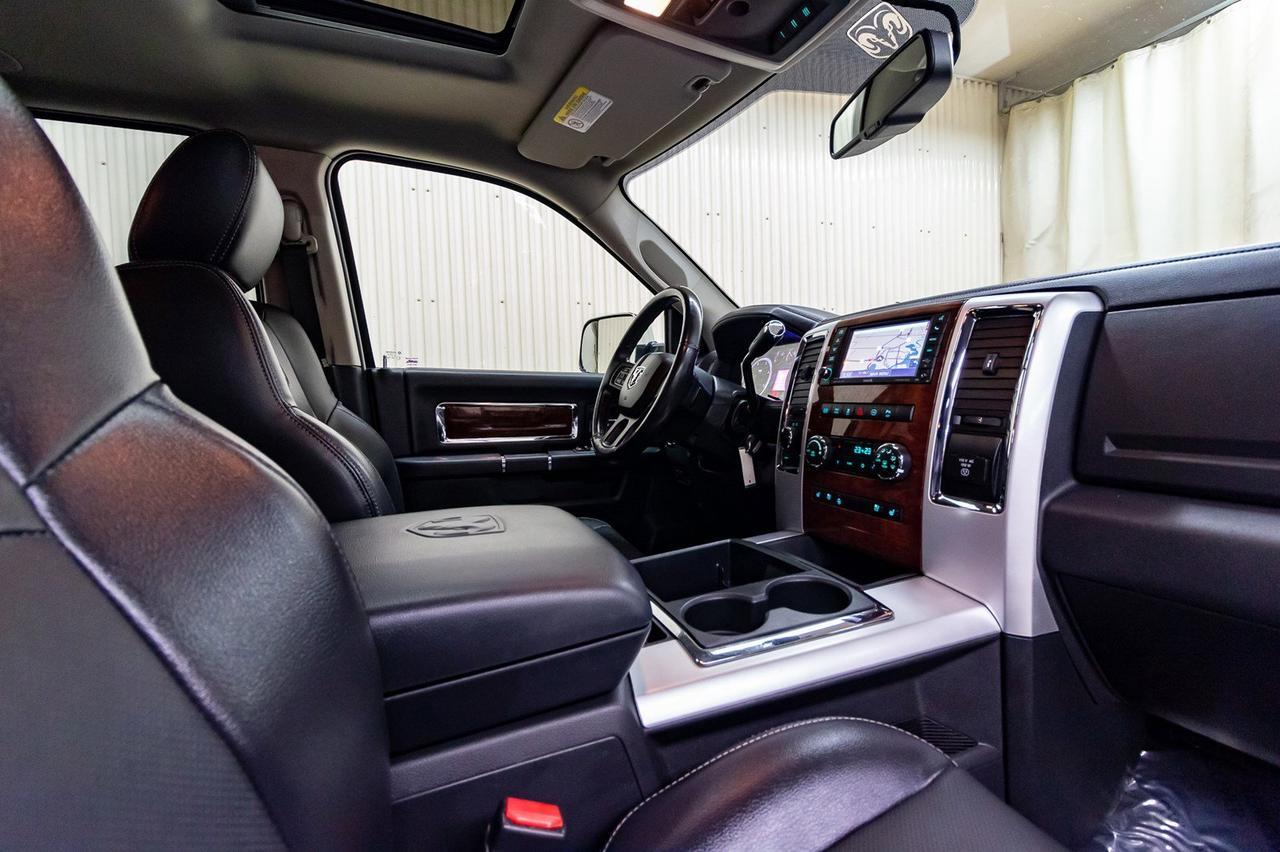 2012 Ram 3500 4x4 Crew Cab Laramie Diesel Leather Roof Nav Red Deer AB