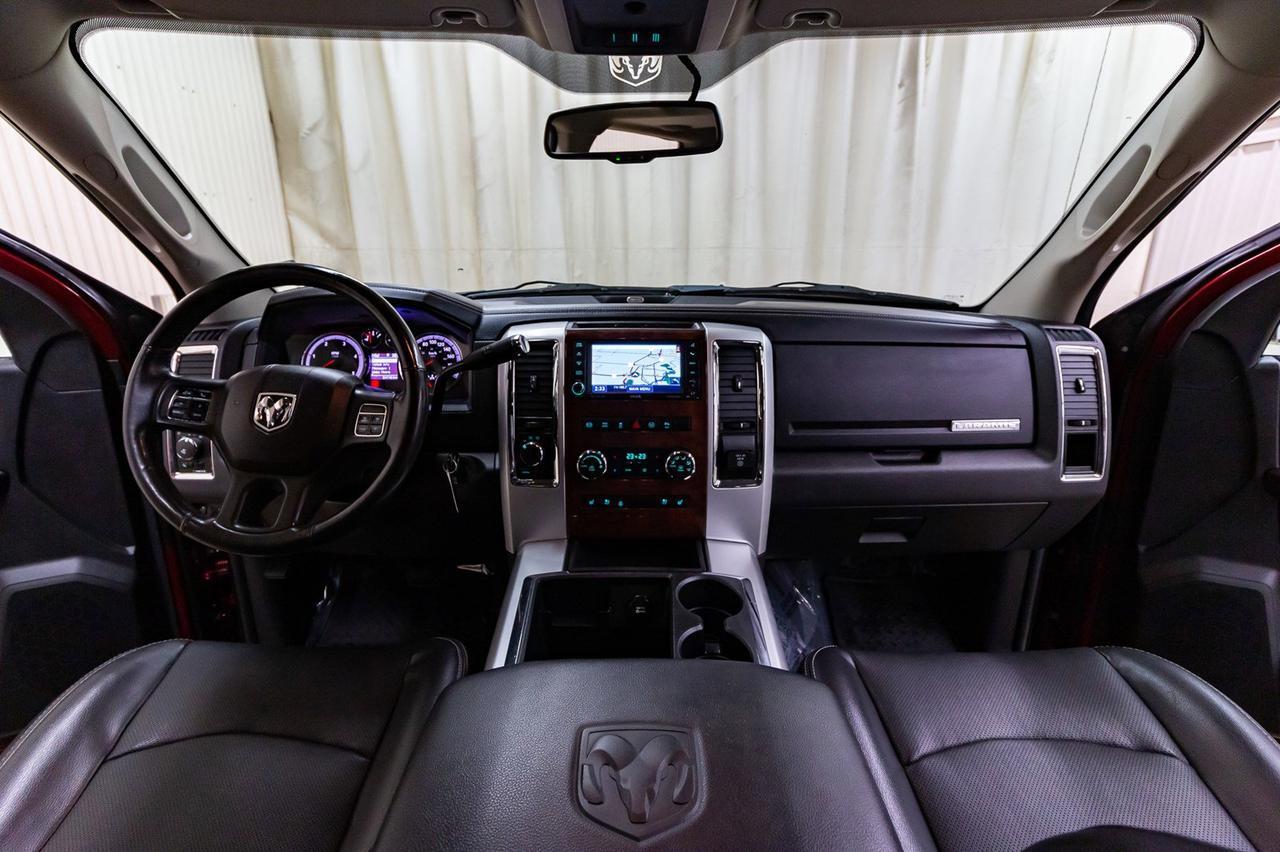 2012 Ram 3500 4x4 Crew Cab Laramie Diesel Leather Roof Nav Red Deer AB