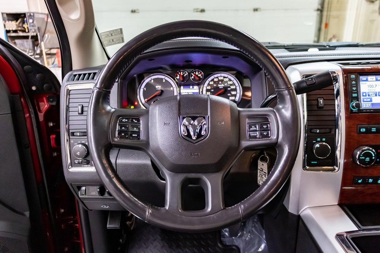 2012 Ram 3500 4x4 Crew Cab Laramie Diesel Leather Roof Nav Red Deer AB