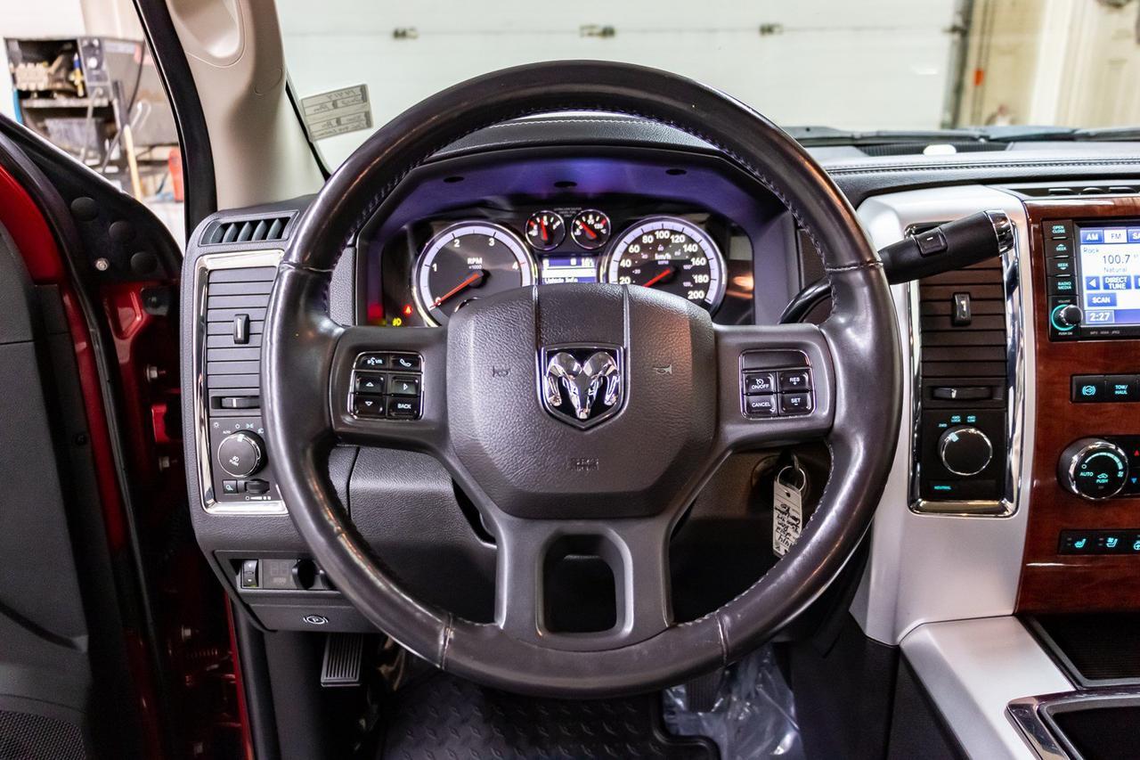 2012 Ram 3500 4x4 Crew Cab Laramie Diesel Leather Roof Nav Red Deer AB