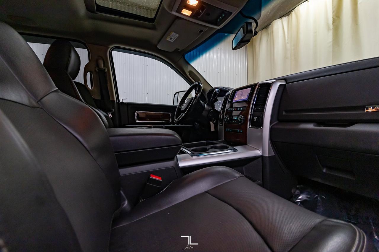 2012 Ram 3500 4x4 Crew Cab Laramie Diesel Longbox Leather Roof Nav Red Deer AB