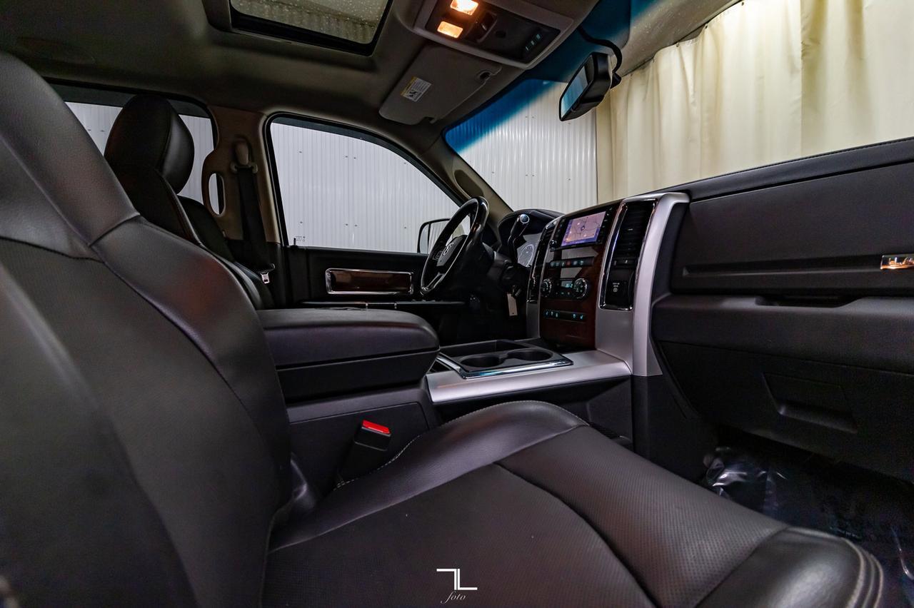 2012 Ram 3500 4x4 Crew Cab Laramie Diesel Longbox Leather Roof Nav Red Deer AB