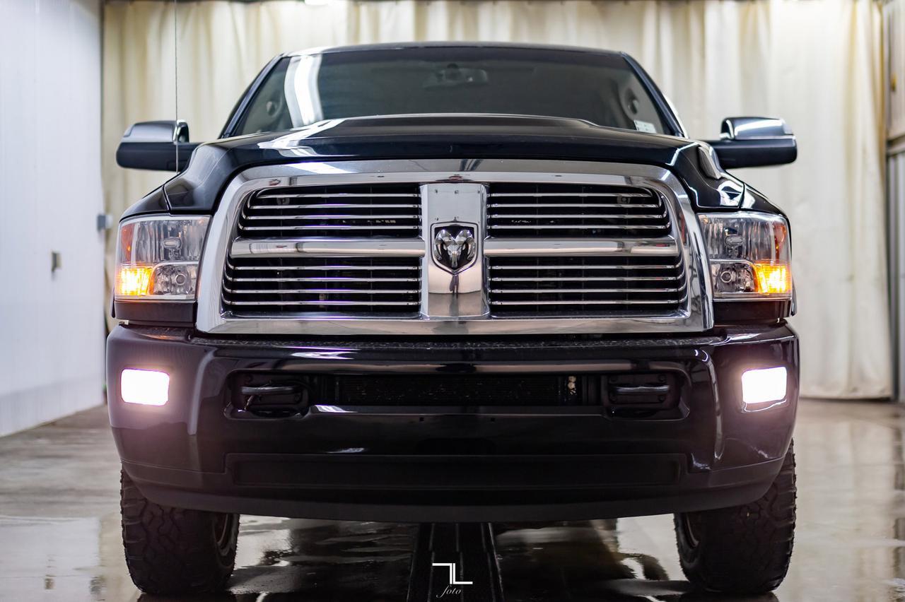 2012 Ram 3500 4x4 Crew Cab Laramie Diesel Longbox Leather Roof Nav Red Deer AB