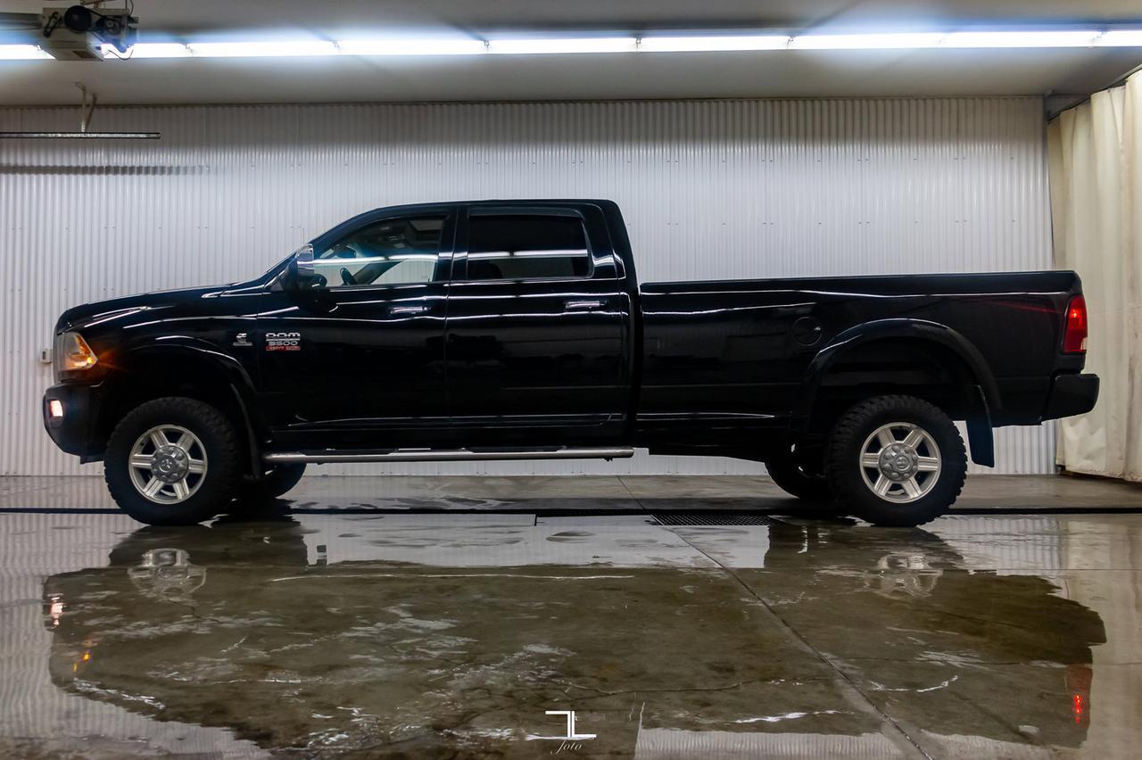 2012 Ram 3500 4x4 Crew Cab Laramie Diesel Longbox Leather Roof Nav Red Deer AB