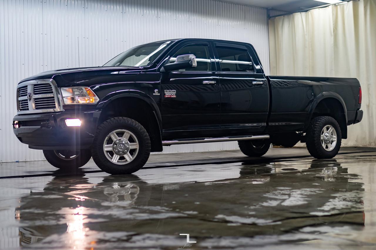 2012 Ram 3500 4x4 Crew Cab Laramie Diesel Longbox Leather Roof Nav Red Deer AB