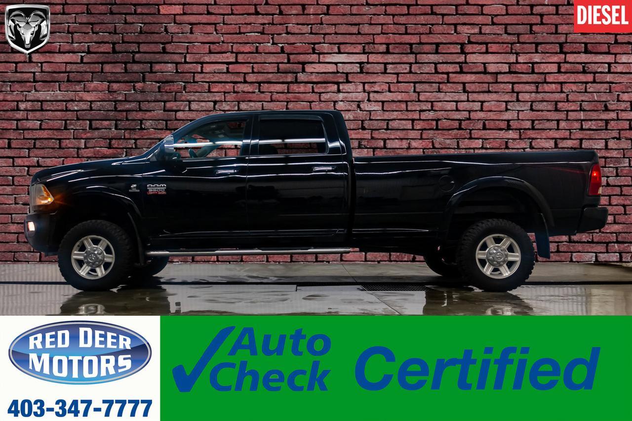 2012 Ram 3500 4x4 Crew Cab Laramie Diesel Longbox Leather Roof Nav