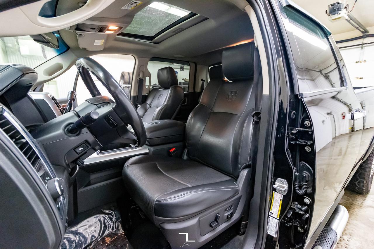 2012 Ram 3500 4x4 Crew Cab Laramie Diesel Longbox Leather Roof Nav Red Deer AB