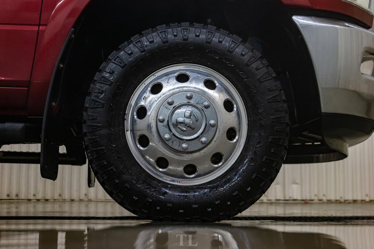 2012 Ram 3500 4x4 Crew Cab Laramie Dually Diesel Leather Roof Nav DVD Red Deer AB