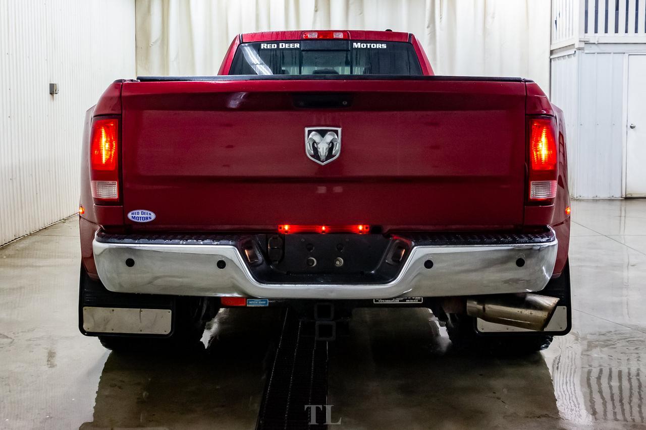 2012 Ram 3500 4x4 Crew Cab Laramie Dually Diesel Leather Roof Nav DVD Red Deer AB