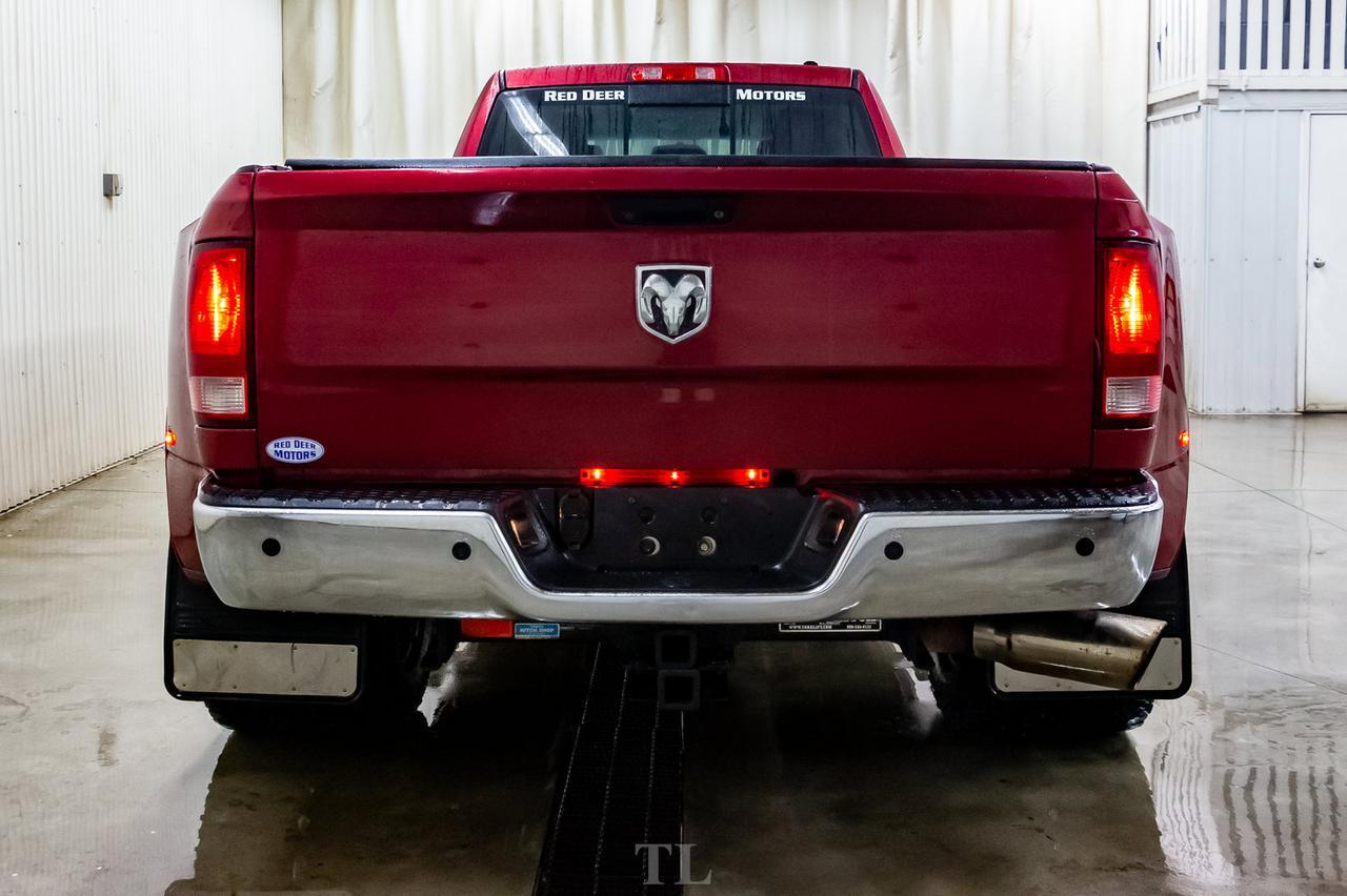 2012 Ram 3500 4x4 Crew Cab Laramie Dually Diesel Leather Roof Nav DVD Red Deer AB