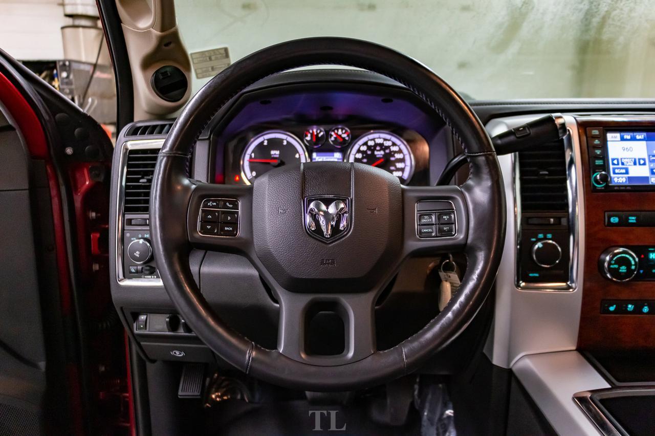 2012 Ram 3500 4x4 Crew Cab Laramie Dually Diesel Leather Roof Nav DVD Red Deer AB