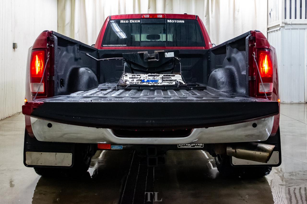 2012 Ram 3500 4x4 Crew Cab Laramie Dually Diesel Leather Roof Nav DVD Red Deer AB
