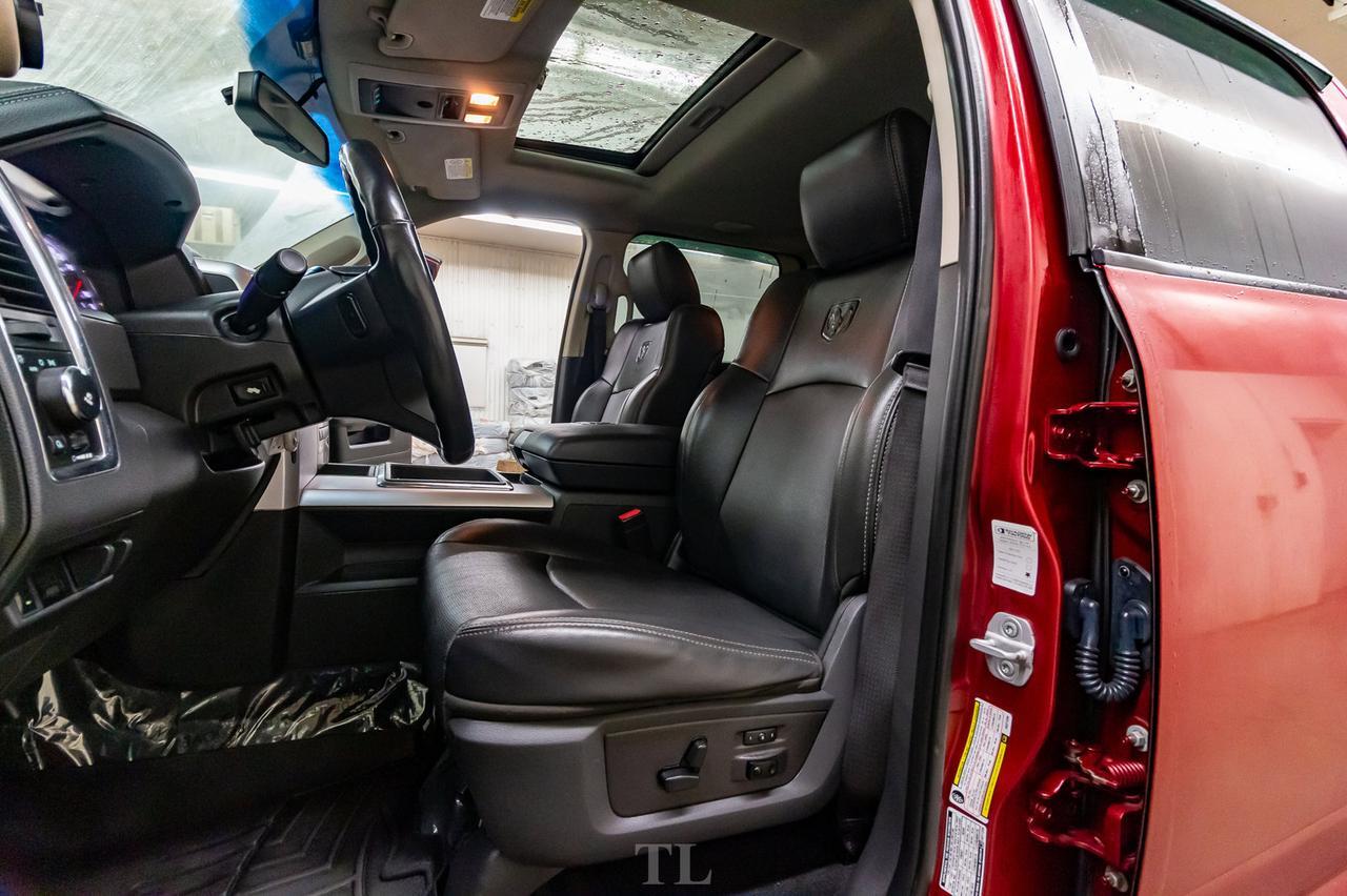 2012 Ram 3500 4x4 Crew Cab Laramie Dually Diesel Leather Roof Nav DVD Red Deer AB