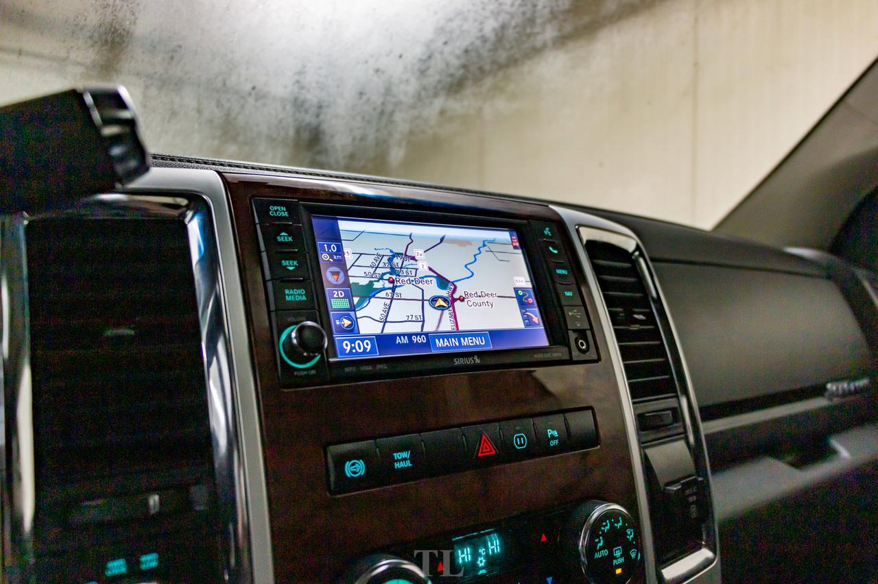 2012 Ram 3500 4x4 Crew Cab Laramie Dually Diesel Leather Roof Nav DVD Red Deer AB