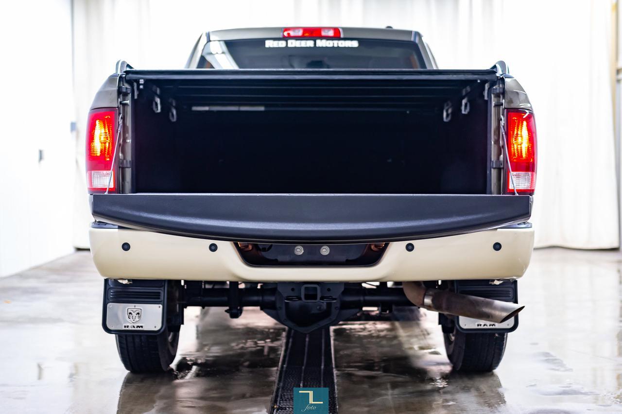 2012 Ram 3500 4x4 Crew Cab Longhorn Diesel Leather Nav BCam Red Deer AB