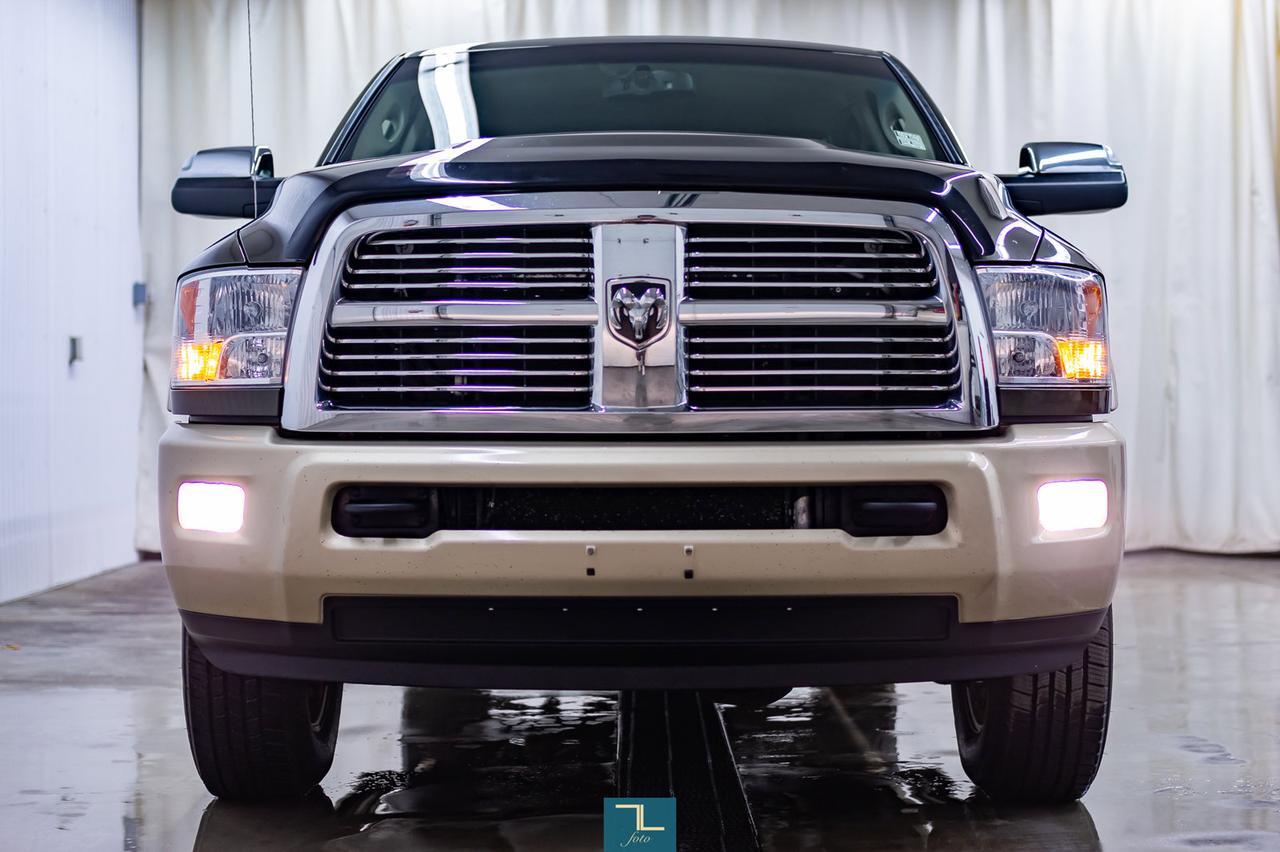 2012 Ram 3500 4x4 Crew Cab Longhorn Diesel Leather Nav BCam Red Deer AB