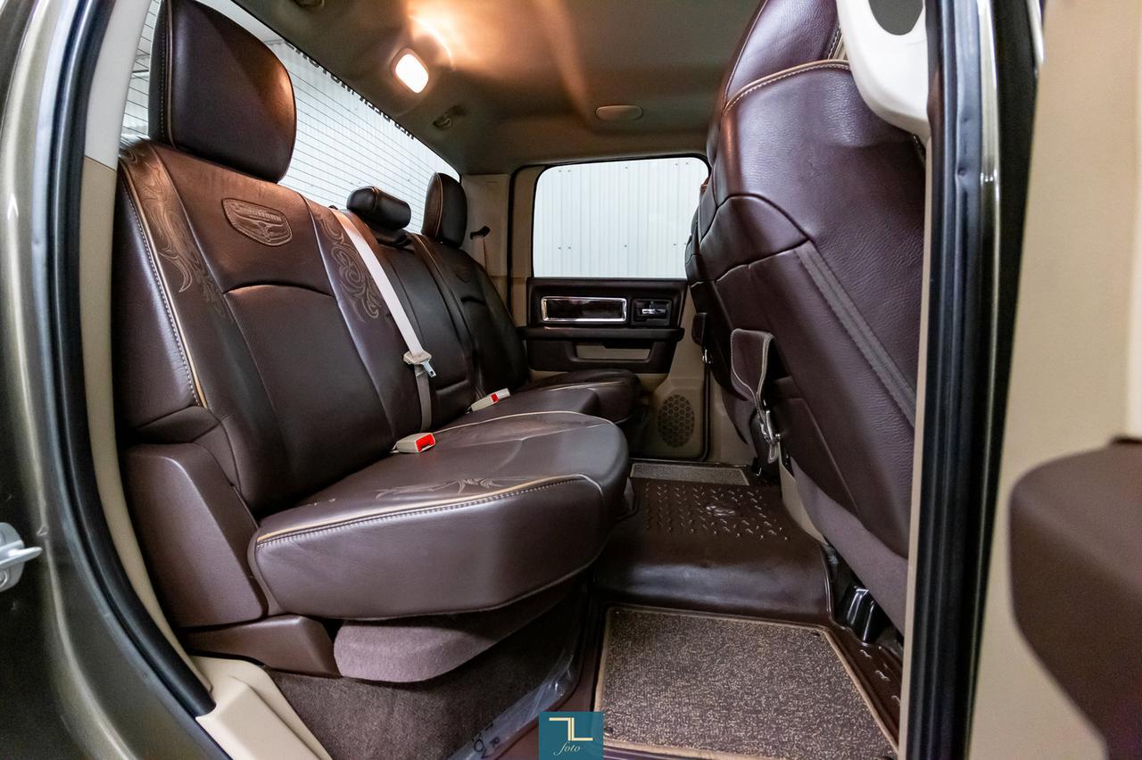 2012 Ram 3500 4x4 Crew Cab Longhorn Diesel Leather Nav BCam Red Deer AB