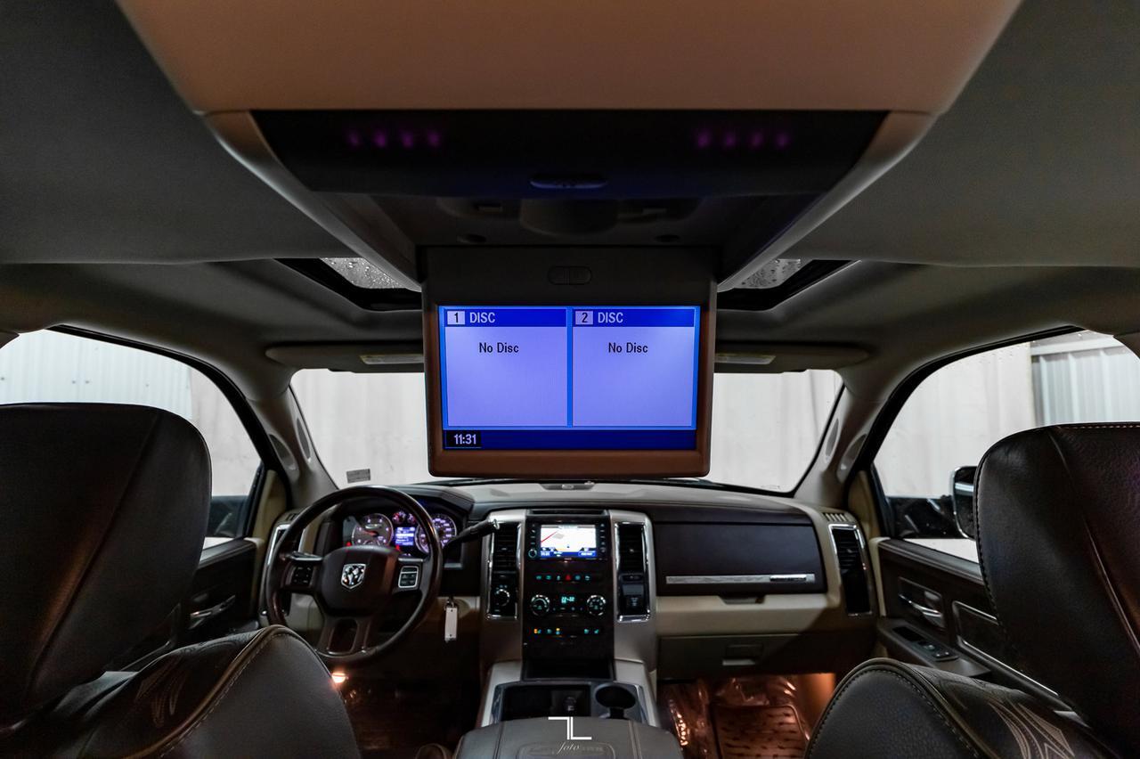 2012 Ram 3500 4x4 Crew Cab Longhorn Diesel Leather Roof Nav Red Deer AB