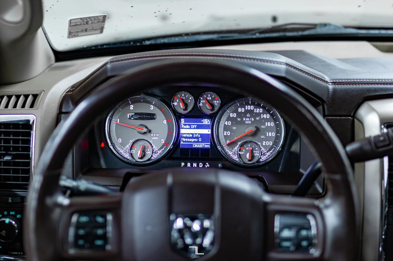 2012 Ram 3500 4x4 Crew Cab Longhorn Diesel Leather Roof Nav Red Deer AB