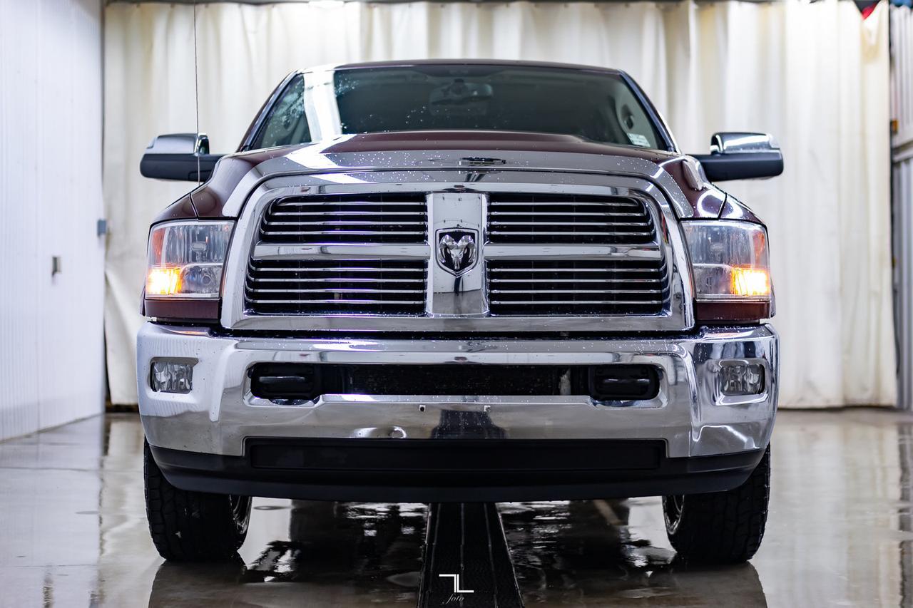 2012 Ram 3500 4x4 Crew Cab Longhorn Diesel Leather Roof Nav Red Deer AB