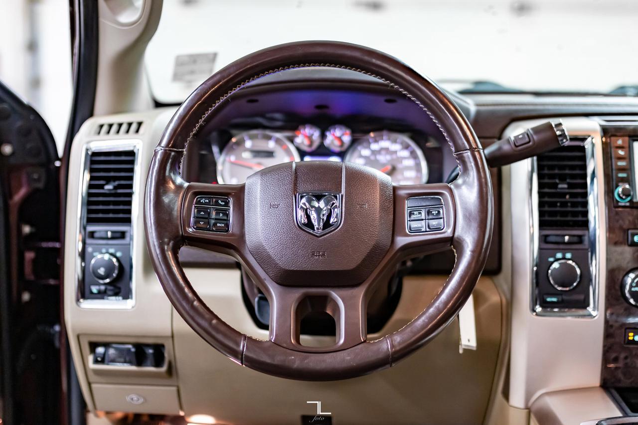 2012 Ram 3500 4x4 Crew Cab Longhorn Diesel Leather Roof Nav Red Deer AB