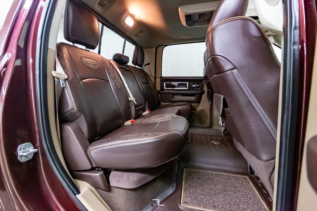 2012 Ram 3500 4x4 Crew Cab Longhorn Diesel Leather Roof Nav Red Deer AB
