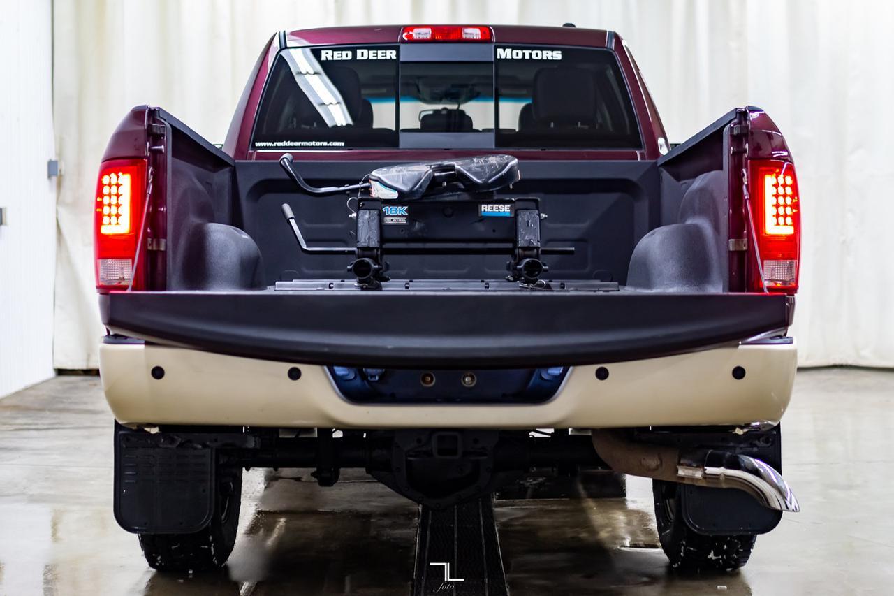 2012 Ram 3500 4x4 Crew Cab Longhorn Diesel Leather Roof Nav Red Deer AB