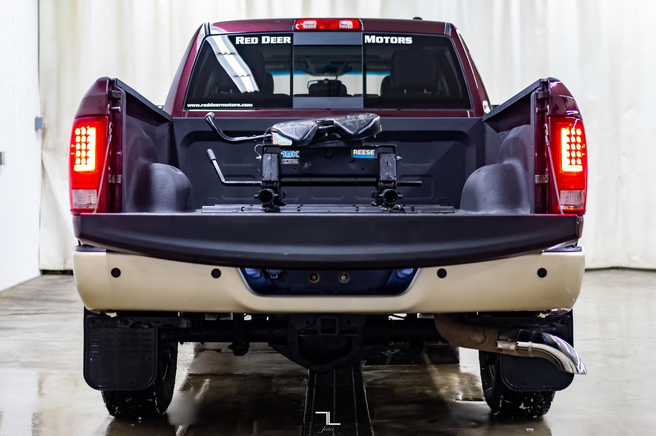 2012 Ram 3500 4x4 Crew Cab Longhorn Diesel Leather Roof Nav Red Deer AB