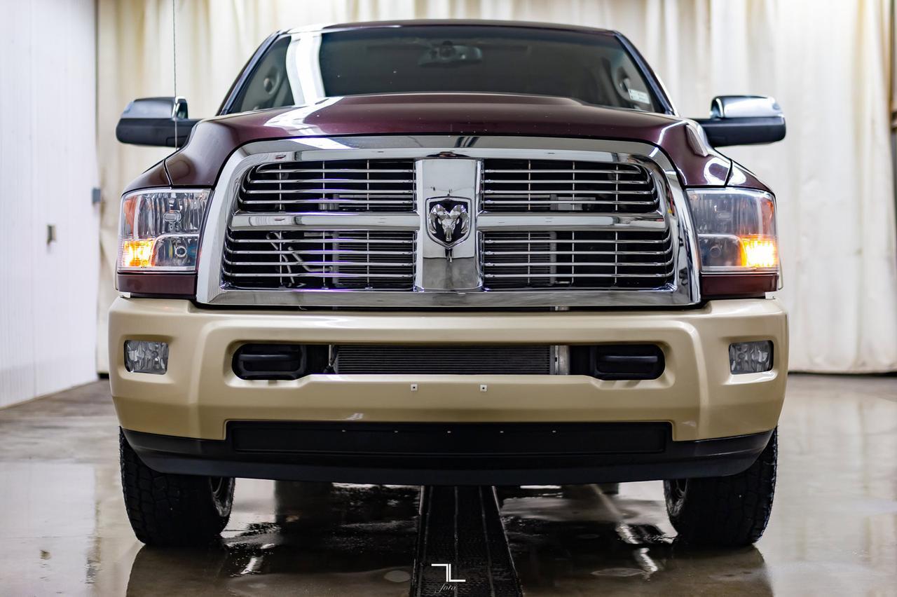 2012 Ram 3500 4x4 Crew Cab Longhorn Diesel Leather Roof Nav Red Deer AB