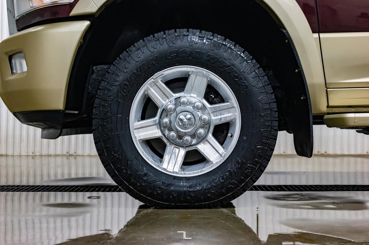 2012 Ram 3500 4x4 Crew Cab Longhorn Diesel Leather Roof Nav Red Deer AB