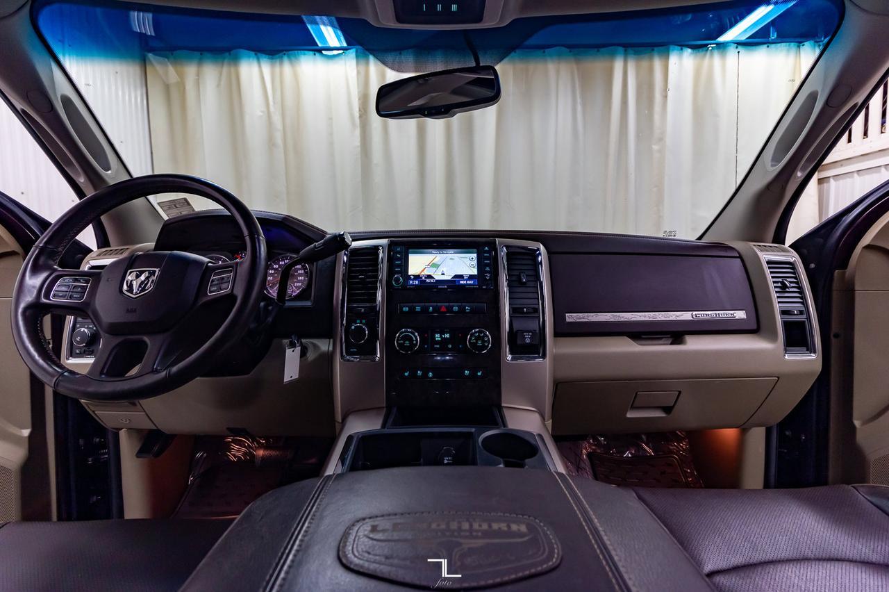 2012 Ram 3500 4x4 Crew Cab Longhorn Diesel Leather Roof Nav Red Deer AB