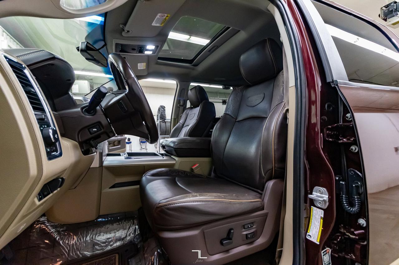 2012 Ram 3500 4x4 Crew Cab Longhorn Diesel Leather Roof Nav Red Deer AB