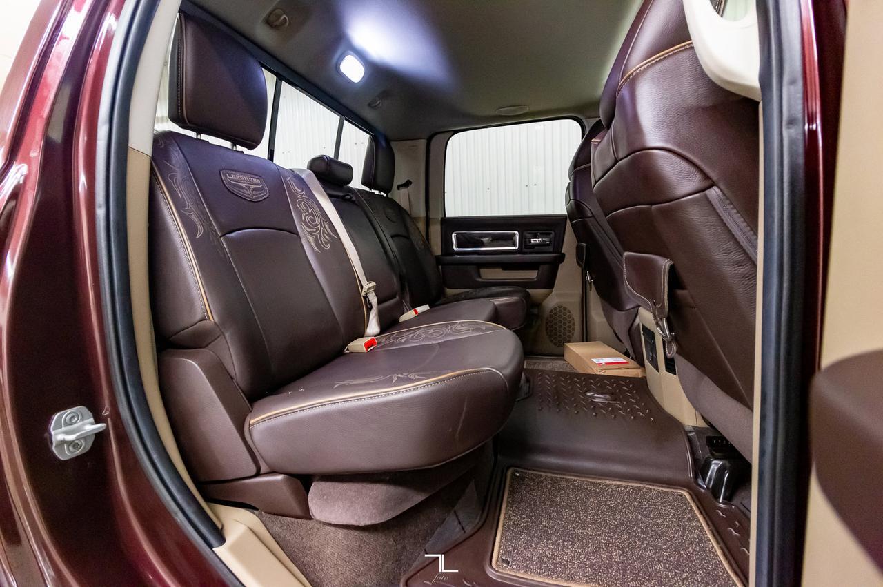 2012 Ram 3500 4x4 Crew Cab Longhorn Diesel Leather Roof Nav Red Deer AB