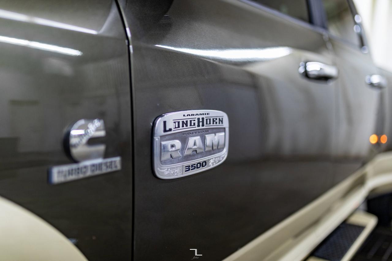 2012 Ram 3500 4x4 Crew Cab Longhorn Dually Diesel Leather Roof Nav Red Deer AB