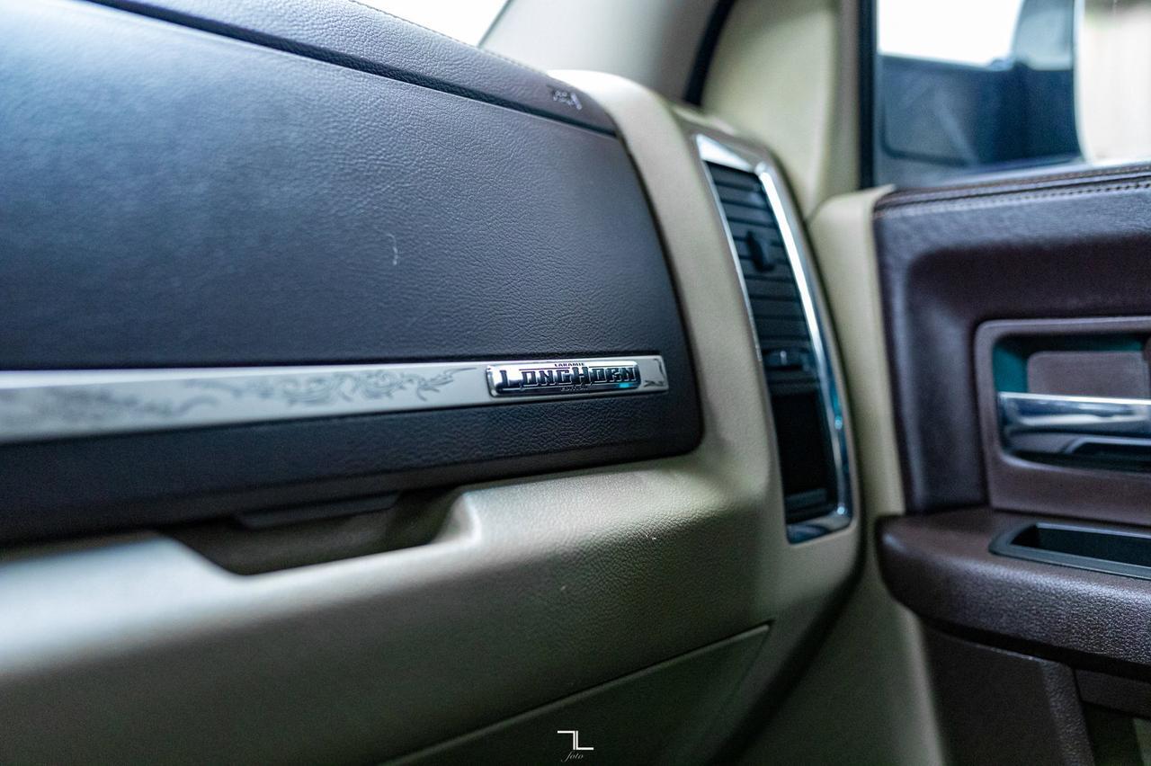 2012 Ram 3500 4x4 Crew Cab Longhorn Dually Diesel Leather Roof Nav Red Deer AB