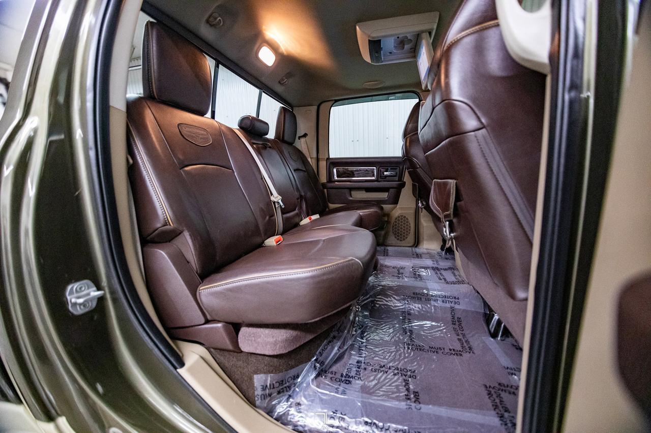 2012 Ram 3500 4x4 Crew Cab Longhorn Dually Diesel Leather Roof Nav Red Deer AB