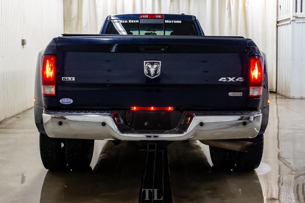 2012 Ram 3500 4x4 Crew Cab SLT Diesel Dually Nav BCam Red Deer AB