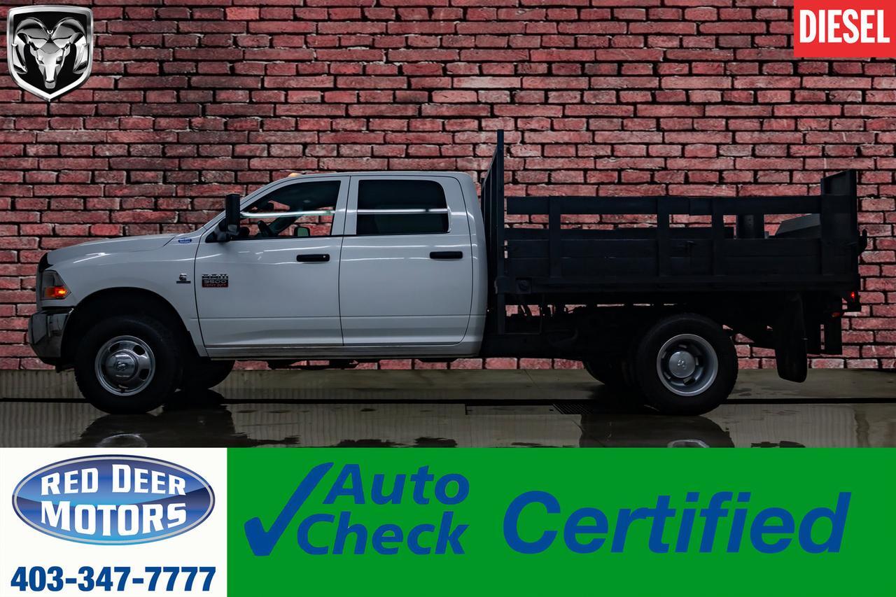 2012 Ram 3500 4x4 Crew Cab SXT Deck Diesel Power Liftgate