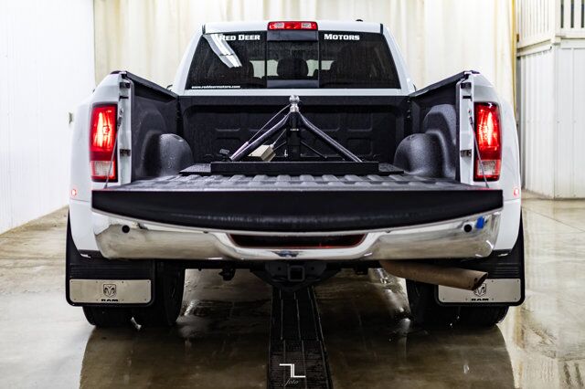 2012 Ram 3500 4x4 Mega Cab Limited Dually Diesel Leather Roof Nav Red Deer AB