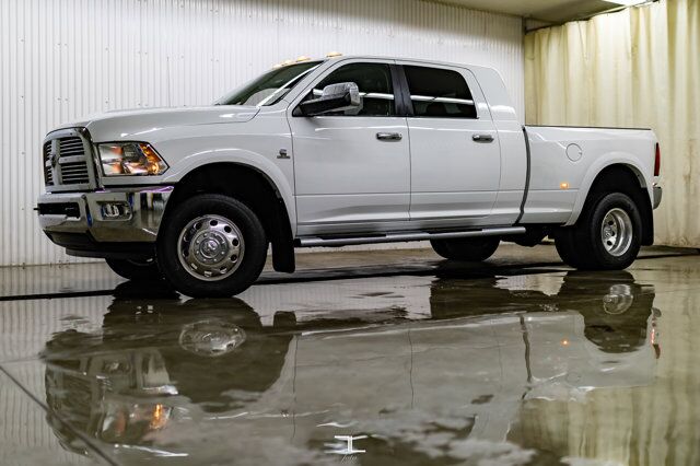 2012 Ram 3500 4x4 Mega Cab Limited Dually Diesel Leather Roof Nav Red Deer AB