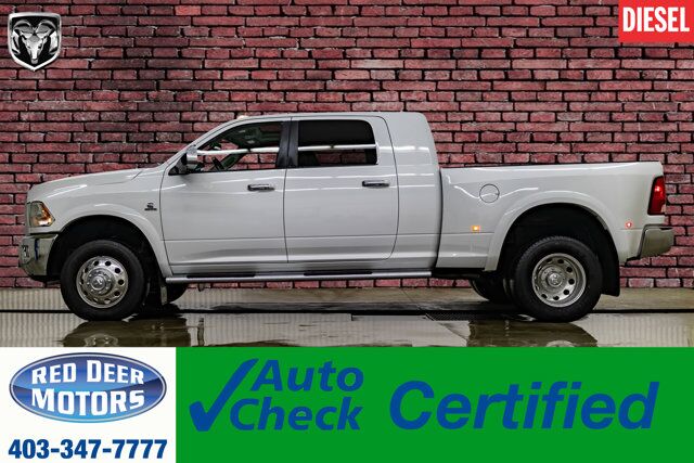 2012 Ram 3500 4x4 Mega Cab Limited Dually Diesel Leather Roof Nav