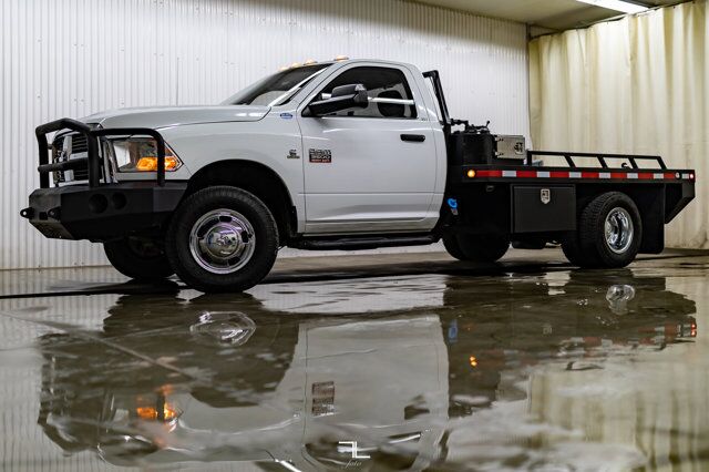 2012 Ram 3500 4x4 Reg Cab SLT Dually Deck Diesel Manual Red Deer AB